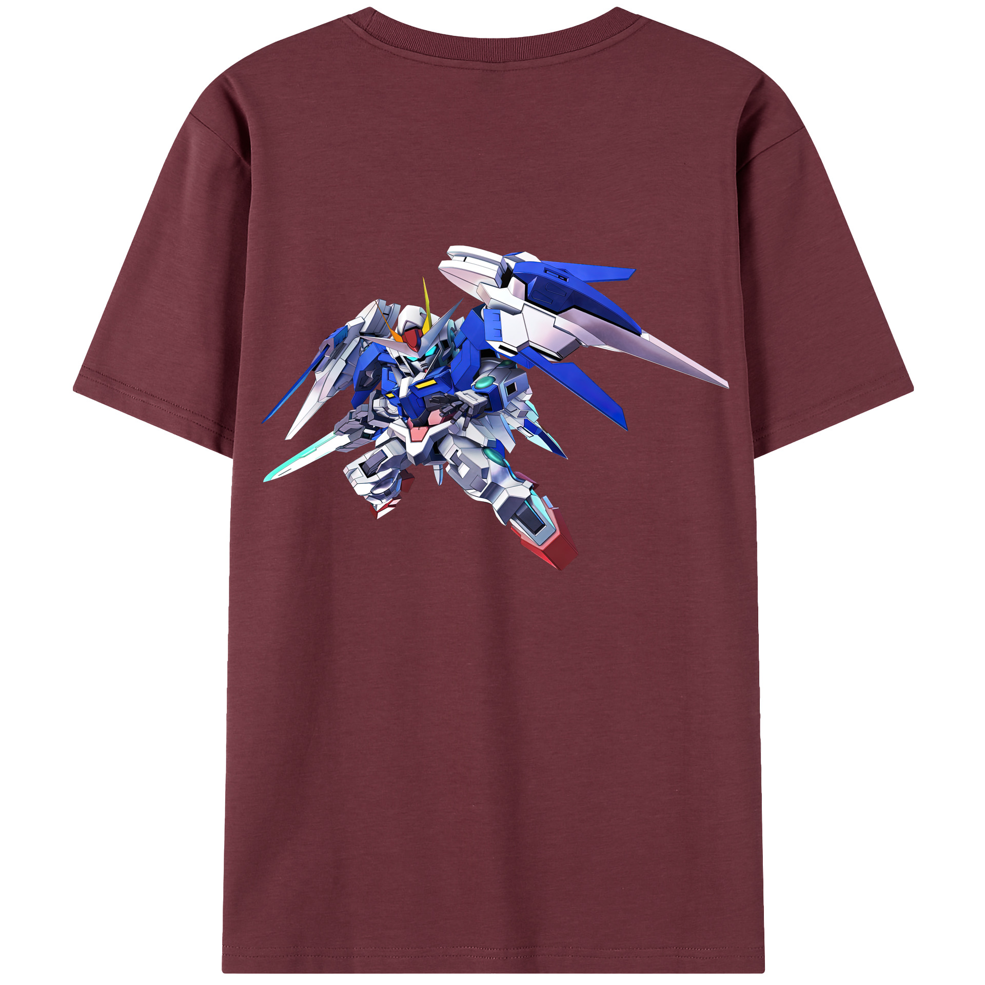 （画像用） 機動戦士ガンダム Mobile Suit Gundam 綿100％半袖Tシャツ（背面プリント）